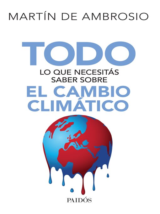 Detalles del título Todo  lo que necesitás saber sobre el cambio climático de Martín de Ambrosio - Lista de espera